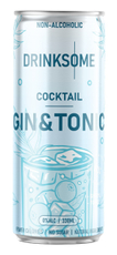 Напиток безалкогольный Drinksome Cocktail Gin&Tonic Коктейль Джин и Тоник газированный, 330мл