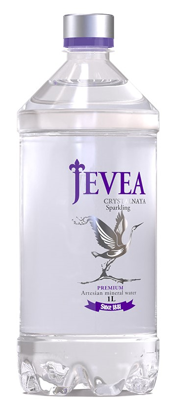 Вода Jevea Crystalnaya минеральная газированная, 1л