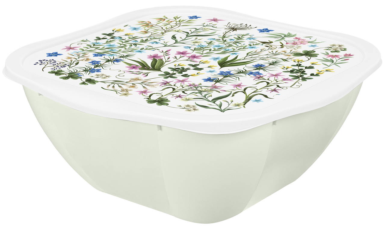 Изображение товара Миска с крышкой Phibo Весна декоративная, 3л
