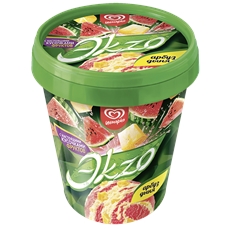 Мороженое Ekzo молочное арбуз-дыня, 520г x 6 шт