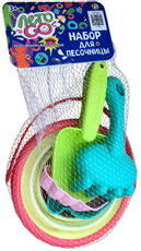 Набор для игры с песком 1Toy 5 предметов