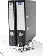 aro Папки-регистраторы Мрамор А4 картонные 50мм, 4шт