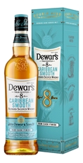 Виски шотландский Dewar's Caribbean Smooth 8 лет в подарочной упаковке, 0.7л