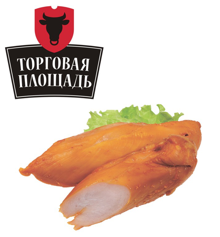 Филе куриное Торговая площадь варено-копченое, ~400г
