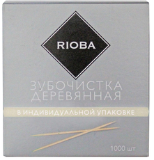 RIOBA Зубочистки деревянные, 1000шт
