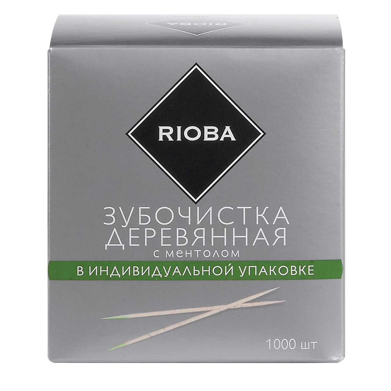 Изображение товара RIOBA Зубочистки деревянные с ментолом, 1000шт