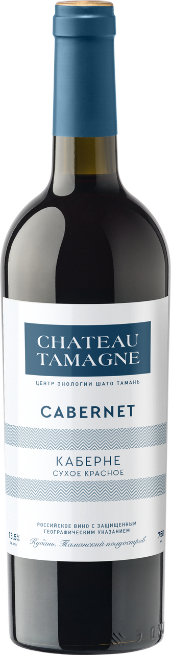 Изображение товара Вино Chateau Tamagne Cabernet красное сухое, 0.75л