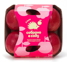 Яблоки Собрано в саду Альва 4шт, 600г