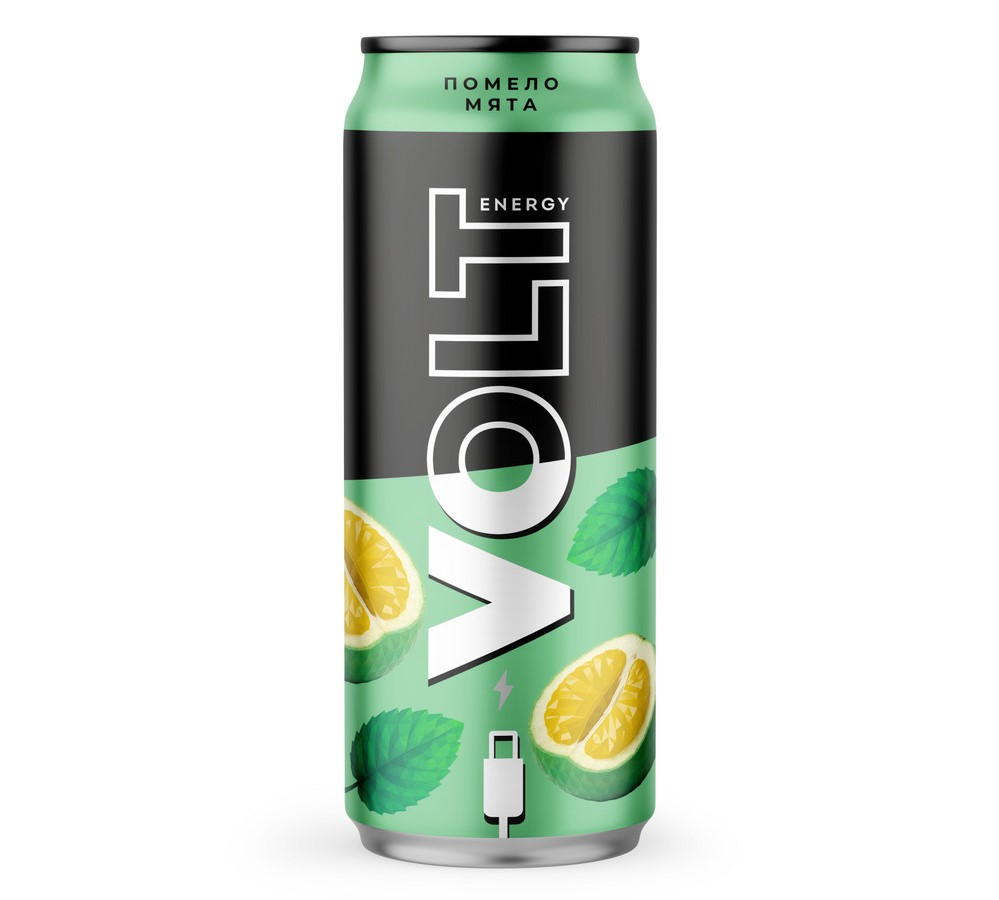 Энергетический напиток Volt Energy Помело и мята, 450мл
