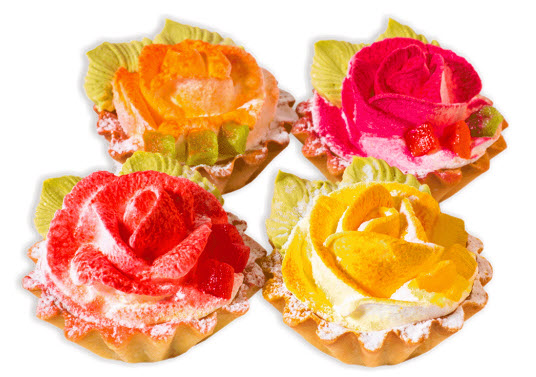 Пирожные БКК Корзиночки с суфле (70г х 4шт), 280г