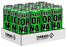 Энергетический напиток Tornado Max Energy яблоко, 450мл x 12 шт