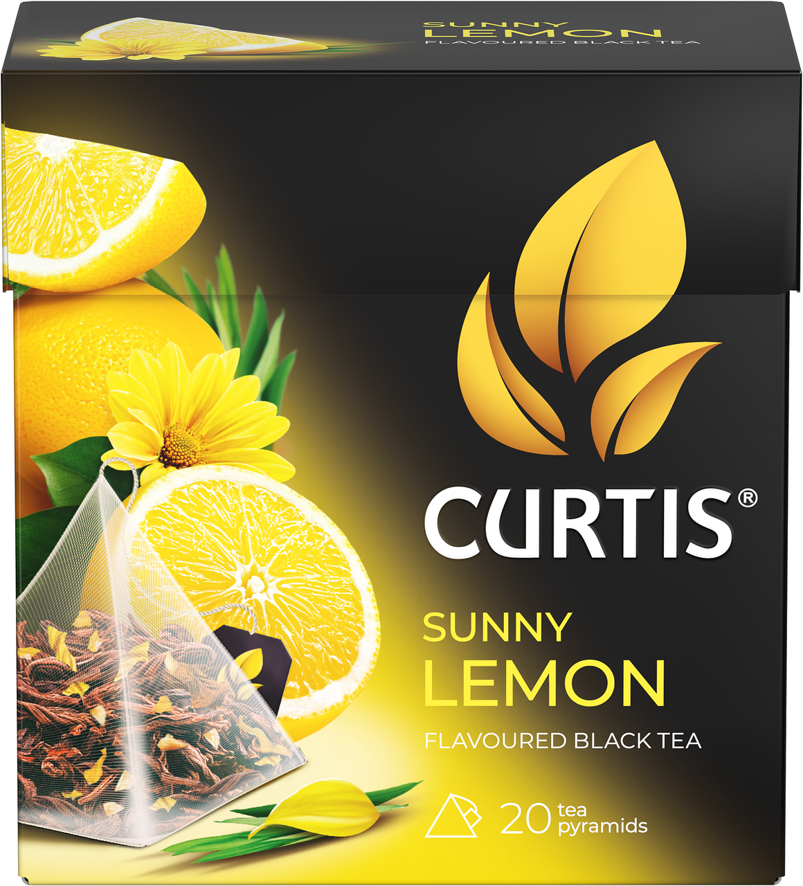 Изображение товара Чай Curtis Sunny Lemon черный ароматизированный (1.7г х 20шт), 34г