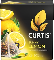 Чай Curtis Sunny Lemon черный ароматизированный (1.7г х 20шт), 34г