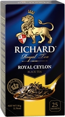 Чай Richard Royal Ceylon черный байховый (2г х 25шт), 50г