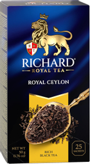 Чай Richard Royal Ceylon черный байховый (2г х 25шт), 50г