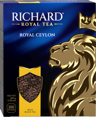 Чай Richard Royal Ceylon черный байховый (2г х 100шт), 200г