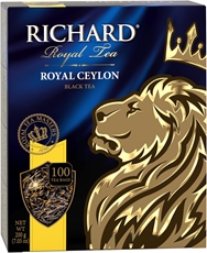 Чай Richard Royal Ceylon черный байховый (2г х 100пак), 200г x 6 шт