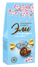 Конфеты Славянка Эли шоколадные с шоколадной начинкой, 130г