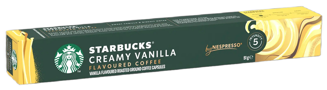Кофе в капсулах для кофемашин Starbucks Creamy Vanilla 10шт, 51г
