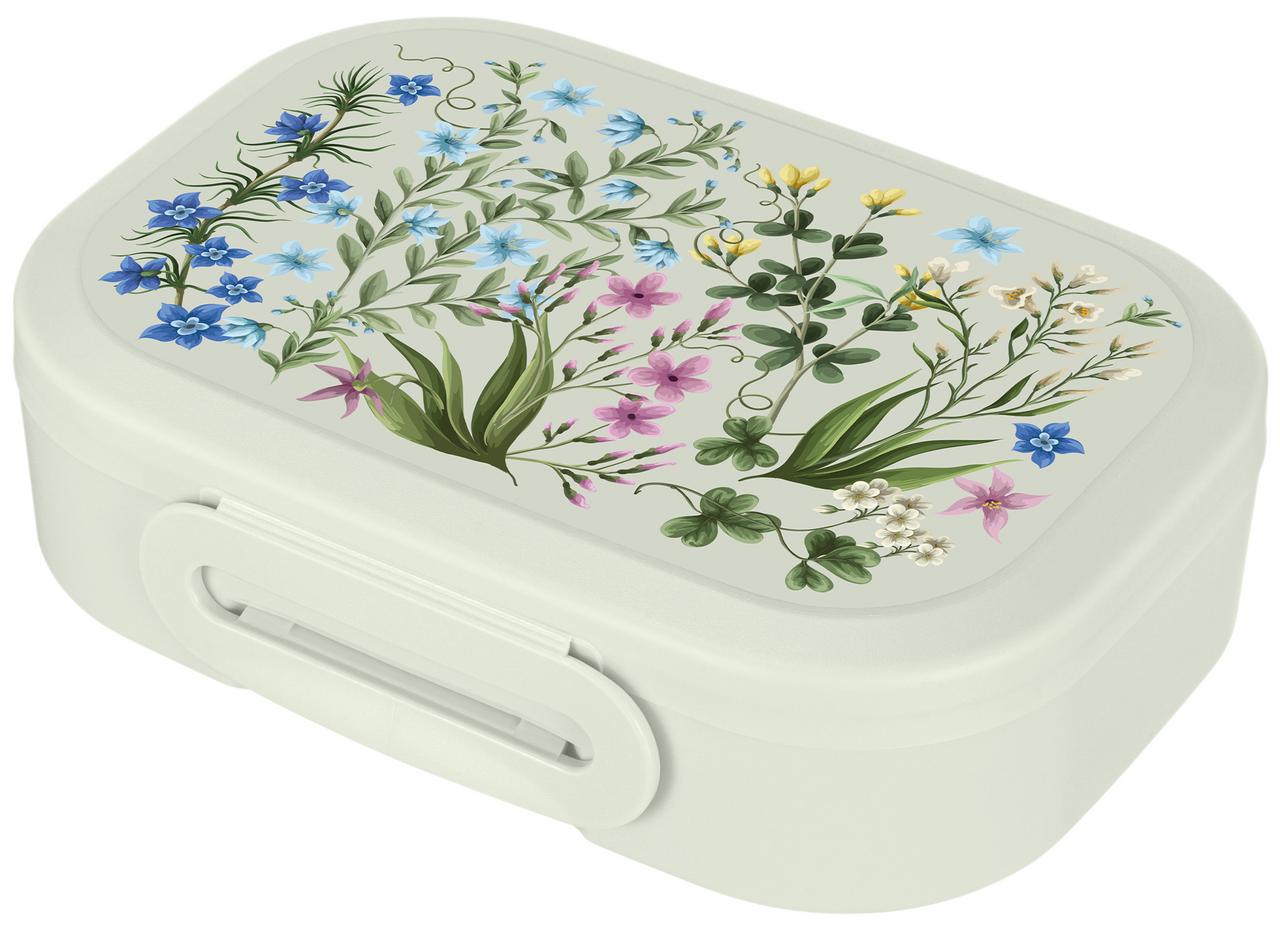 Изображение товара Ланч-бокс Phibo декор цветы 980мл для хранения и транспортировки пищи