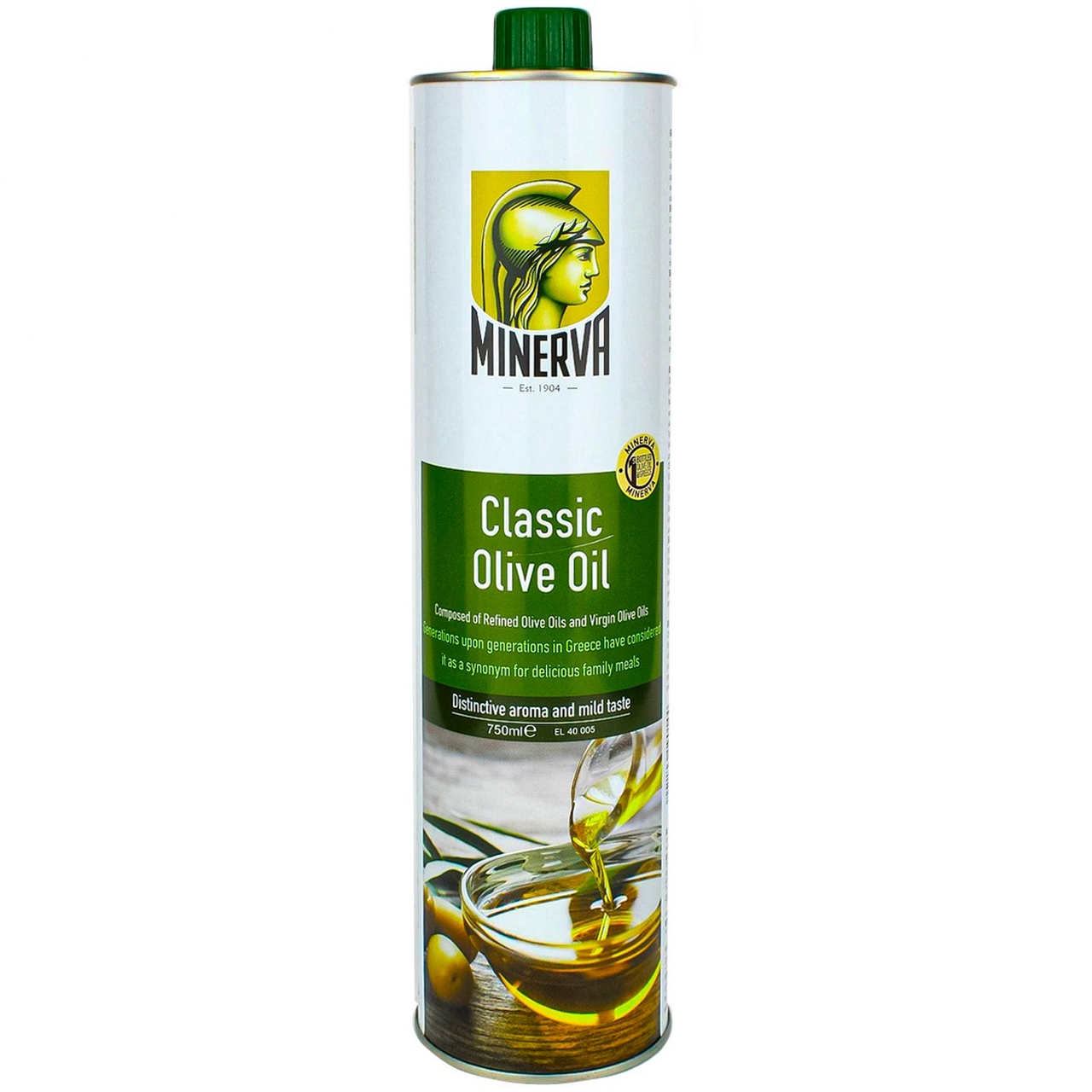 Изображение товара Масло оливковое Minerva Classic 750 мл Греция для салатов и приготовления блюд