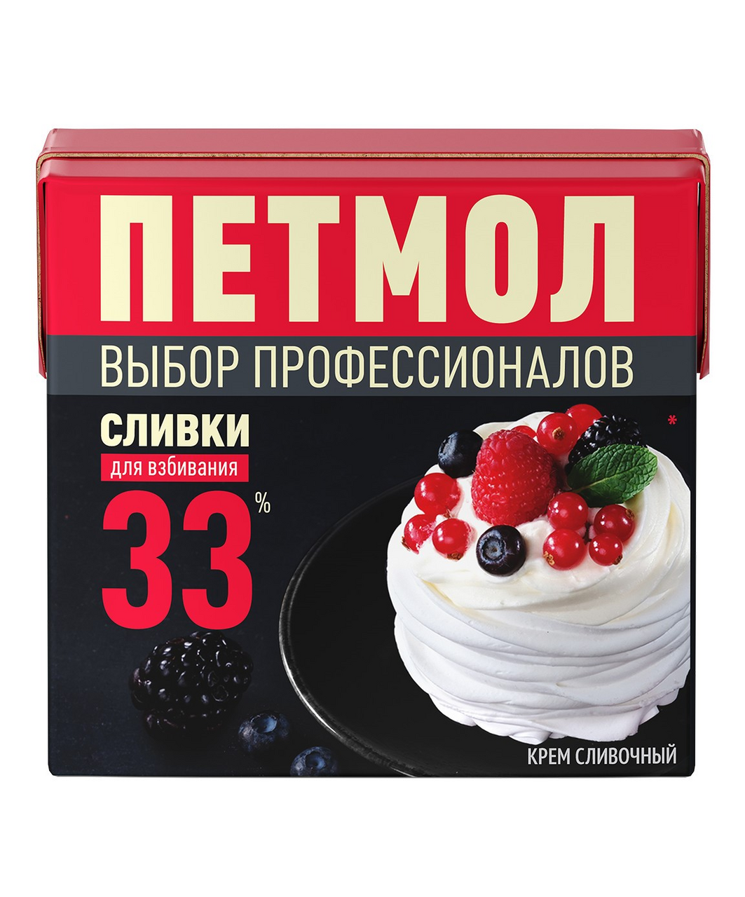 Сливки Петмол ультрапастеризованные 33%, 500г купить с доставкой на дом,  цены в интернет-магазине