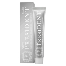 Зубная паста President White для ежедневного отбеливания (RDA 100), 75г