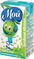 Сок Мой яблочный из зеленых яблок, 125мл