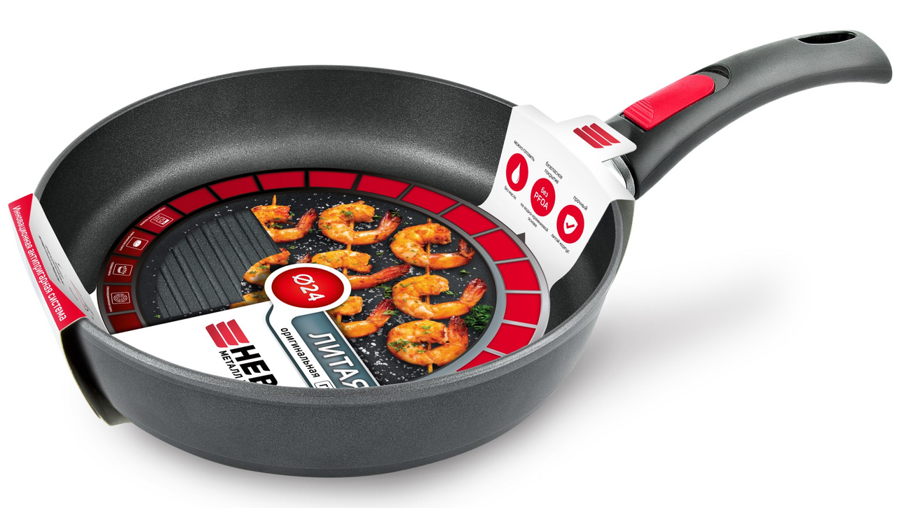 Изображение товара Сковорода-гриль НМП оригинальная, 24см