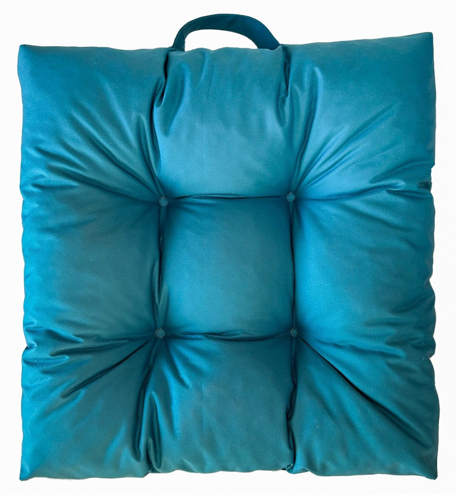 Сидушка 23rd Avenue Пикник аквамарин с ручкой, 50 x 50см