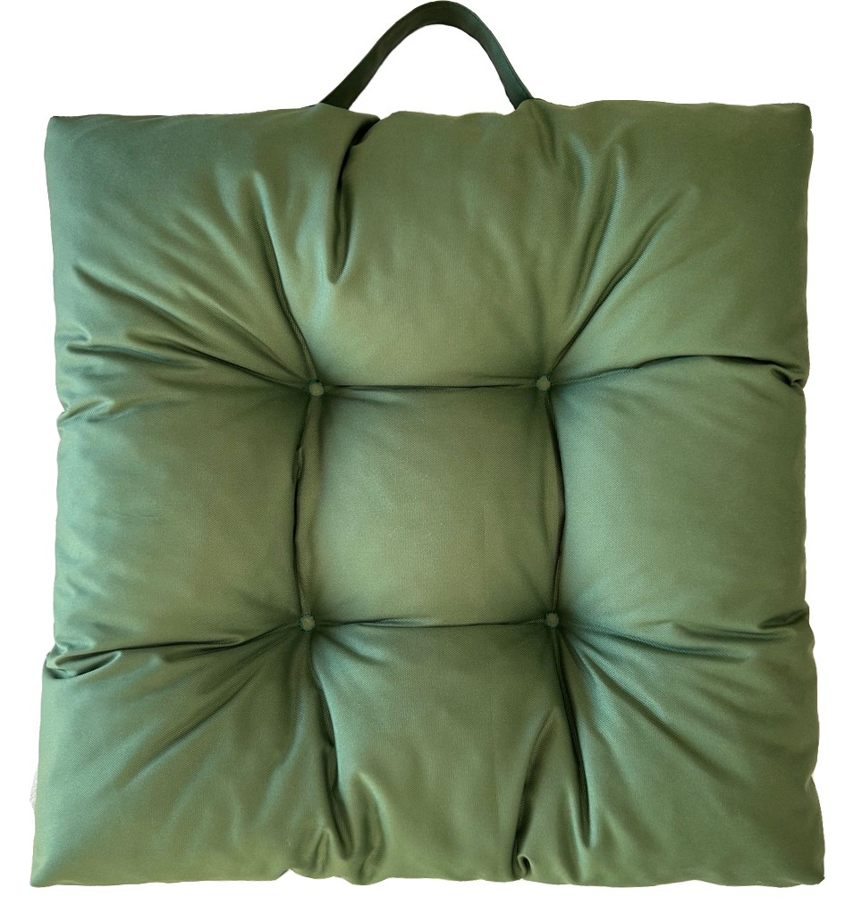 Сидушка 23rd Avenue Пикник зеленый мох с ручкой, 50 x 50см