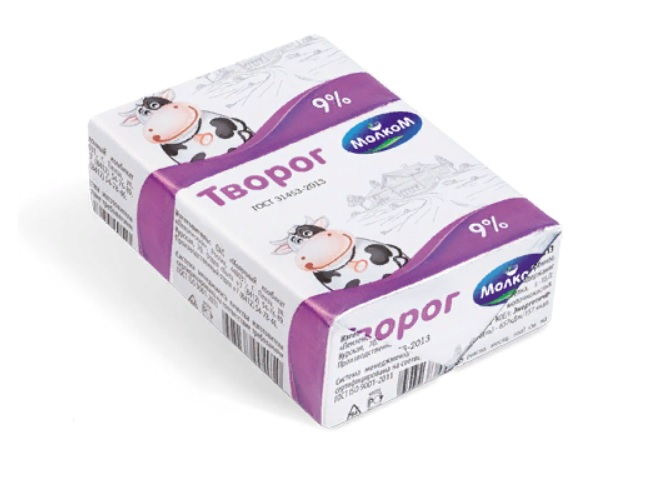 Творог Молком 9%, 250г