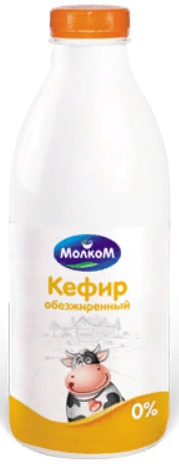 Кефир Молком обезжиренный, 950г