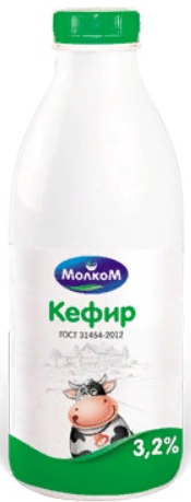 Кефир Молком 3.2%, 950г