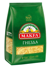 Макароны гнезда Makfa Капеллини высший сорт, 450г