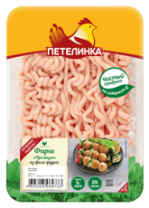 Фарш из филе грудки цыпленка-бройлера Петелинка Премиум охлажденный, 450г