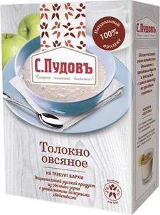 Толокно С.ПУДОВЪ овсяное, 400г