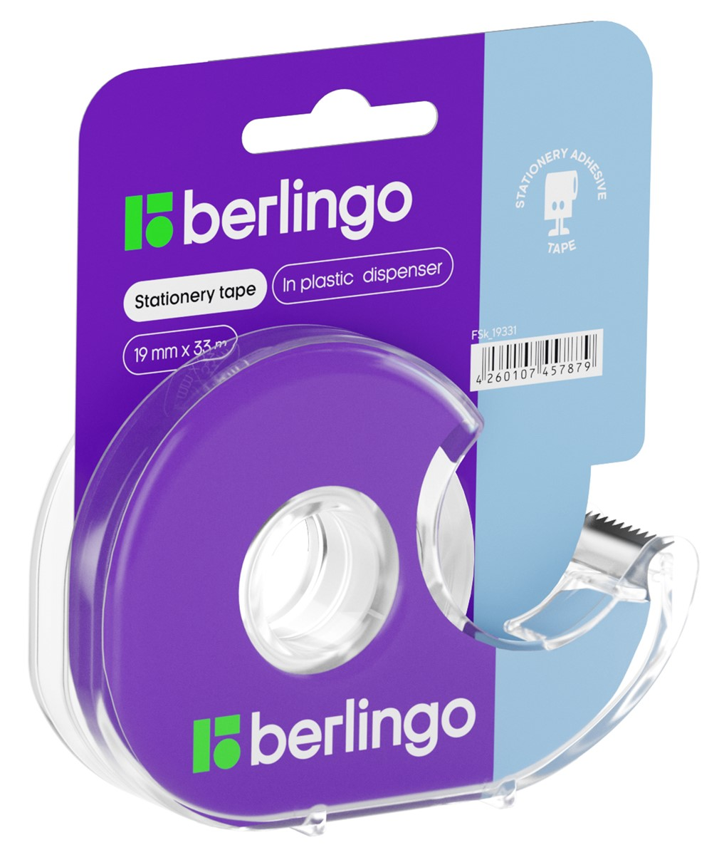 Лента клейкая Berlingo 38мкм 33м, 19мм