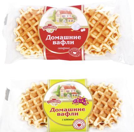 Вафли Домашние АЛАДУШКИН сахарные, 100г