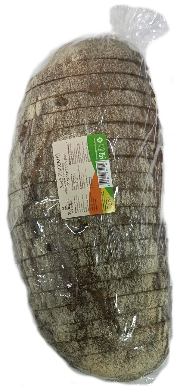 Хлеб Рославль рижский ржано-пшеничный, 500г