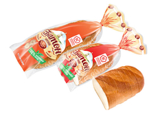 Батон Волжский пекарь нарезной нарезка, 400г