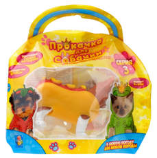 Игрушки в костюмах 1Toy Прокачка для собачки и кошечки, 10см