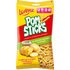 Чипсы Lorenz Pomsticks соломкой Сметана и специи, 100г