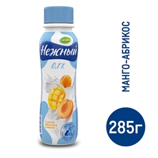 Йогуртный продукт Нежный с соком абрикос манго 0.1%, 285г