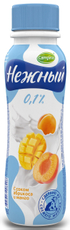Йогуртный продукт Нежный с соком абрикос манго 0.1%, 285г