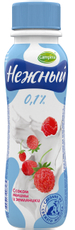 Йогуртный продукт Нежный малина-земляника 0.1%, 285г