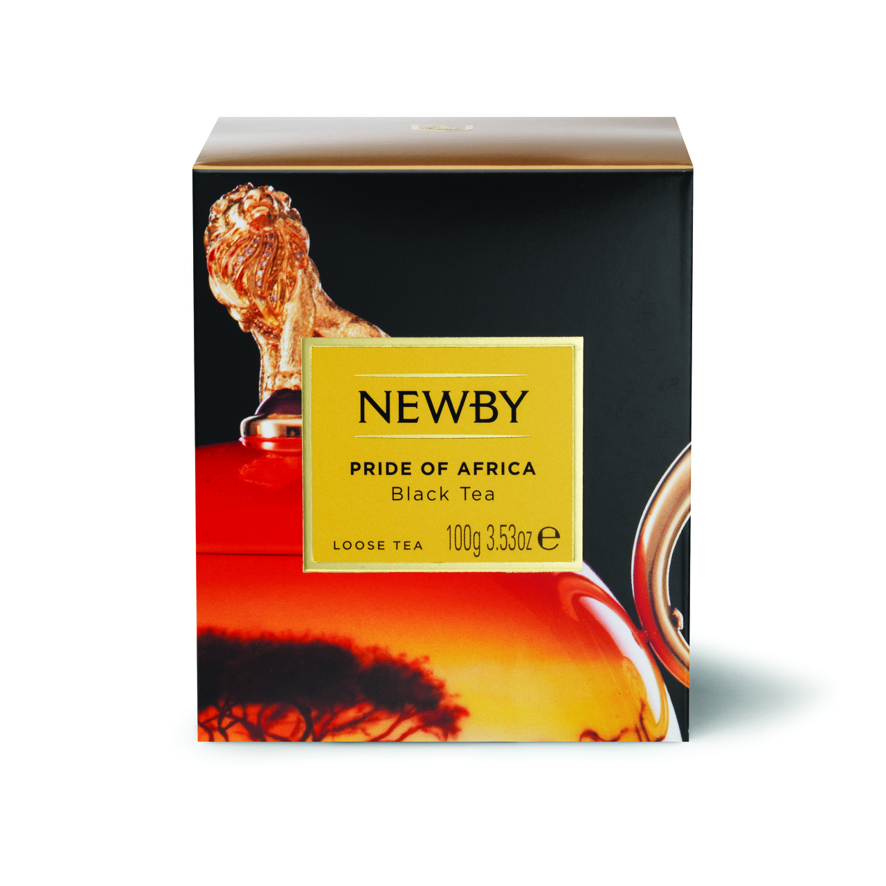 Изображение товара Чай черный листовой Newby Pride of Africa 100 г яркая упаковка
