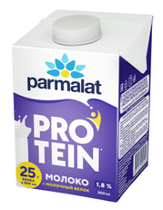Молоко Parmalat Protein ультрапастеризованное безлактозное 1.8%, 500мл