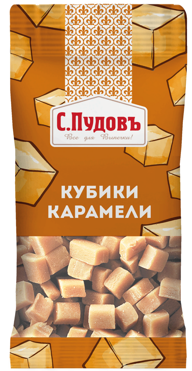 Кубики карамели С.Пудовъ 50г