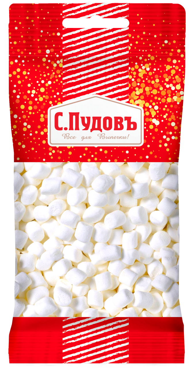 Посыпка С.Пудовъ маршмеллоу белая, 10г